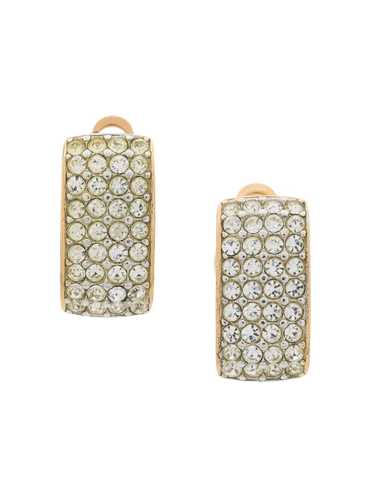 Givenchy Pre-Owned 1960's demi-hoop crystal earrin