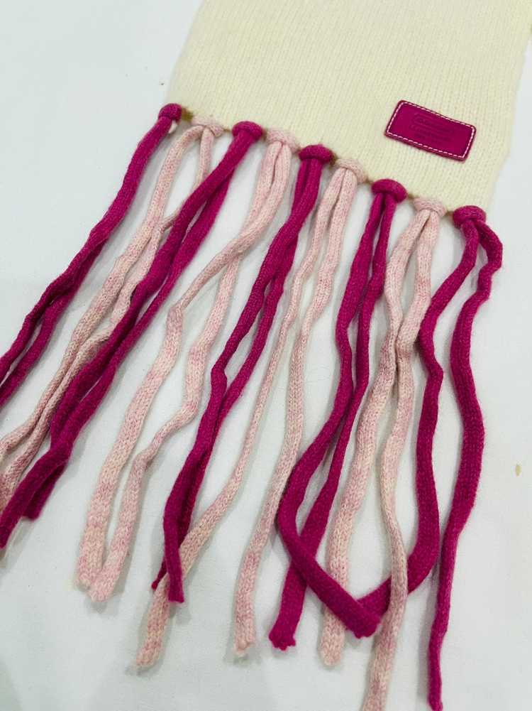 Coach - Authenticated Scarf - Cashmere Pink Plain for Women, Never Worn, with Tag