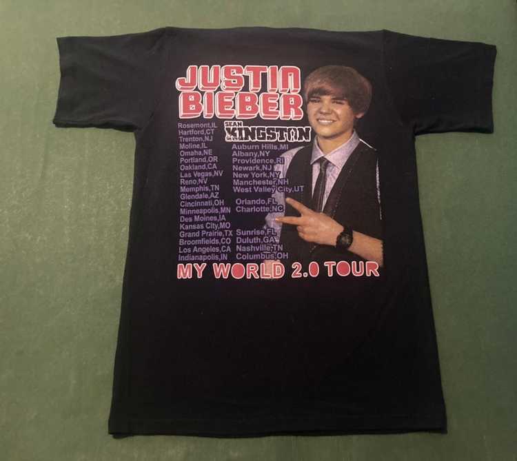 Justin Bieber Believe tour 2012-13 Tシャツ Justin Bieber Believe Tour 2012 Live Double Sided T Shirt