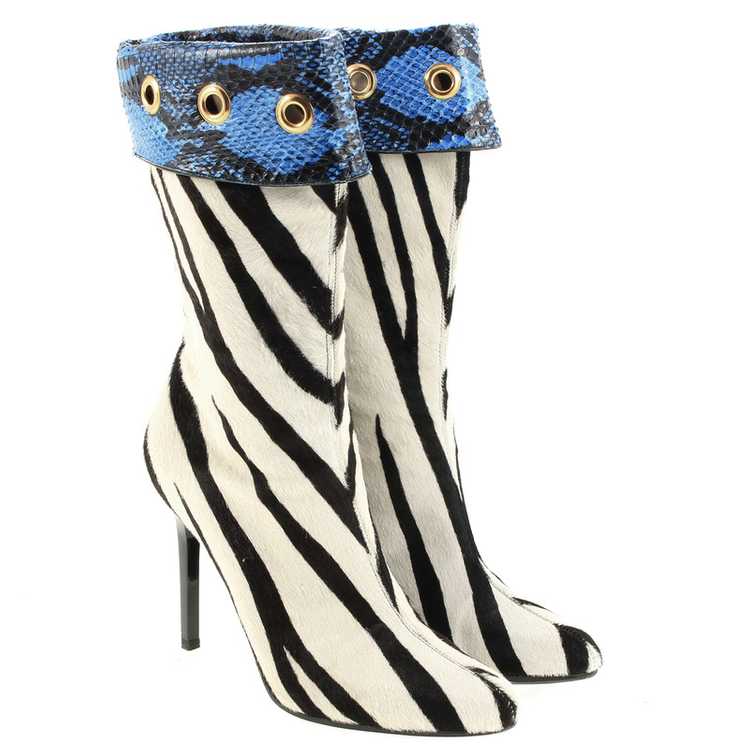 Jimmy Choo Ankle boots in Zebra look - image 1