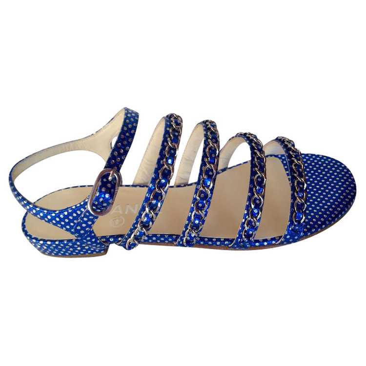Chanel Blue sandals - Gem