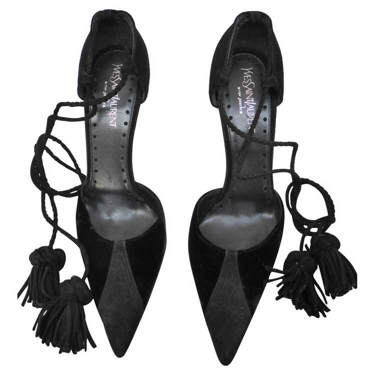 Yves Saint Laurent High heels with lacing - image 3