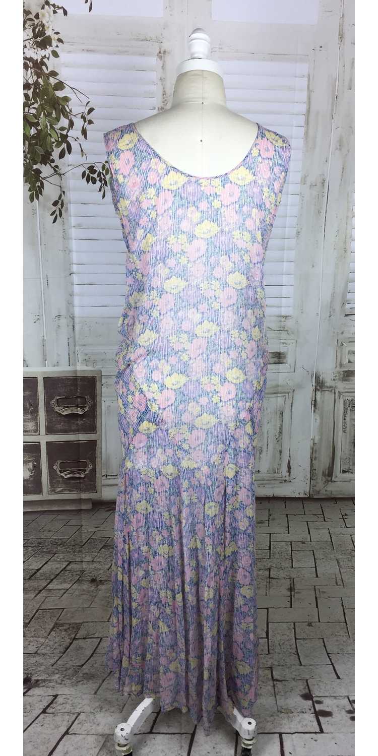 Original 1930s Lawn Cotton Floral Dress - image 4