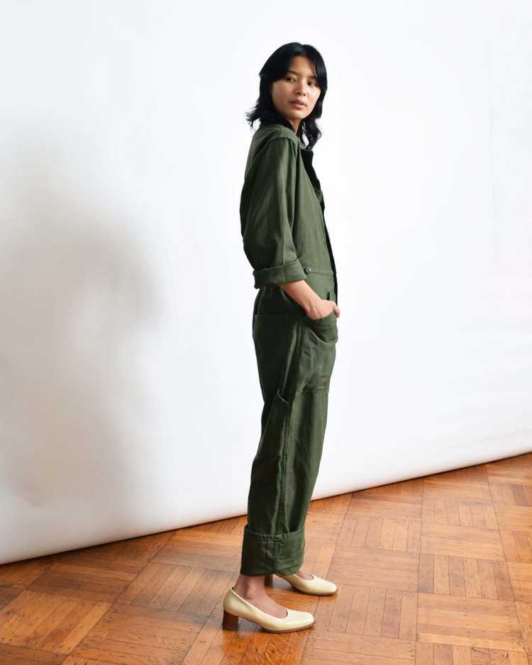 Vintage Army Green Flight Suit - image 8