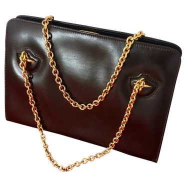Gucci Handbag Leather in Brown - image 1