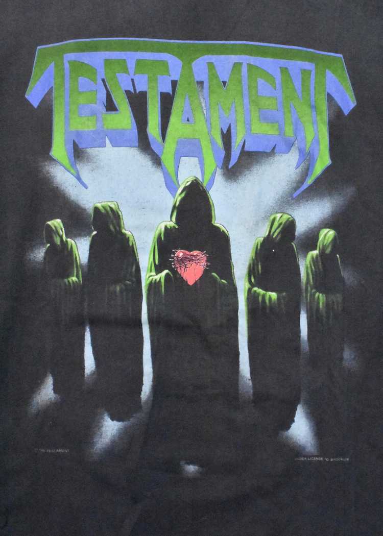 Vintage 1990 TESTAMENT Tour T-Shirt - image 1