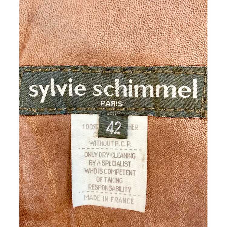Sylvie Schimmel Jacket/Coat Leather in Brown - image 4