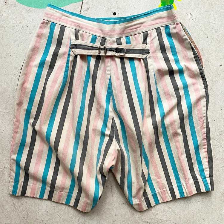 40s Candy Striped Shorts - image 4