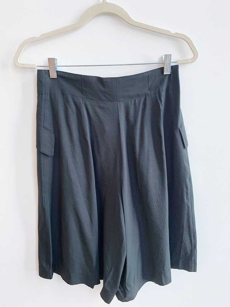 1980's | Mondi | Black Pleated Shorts - image 3