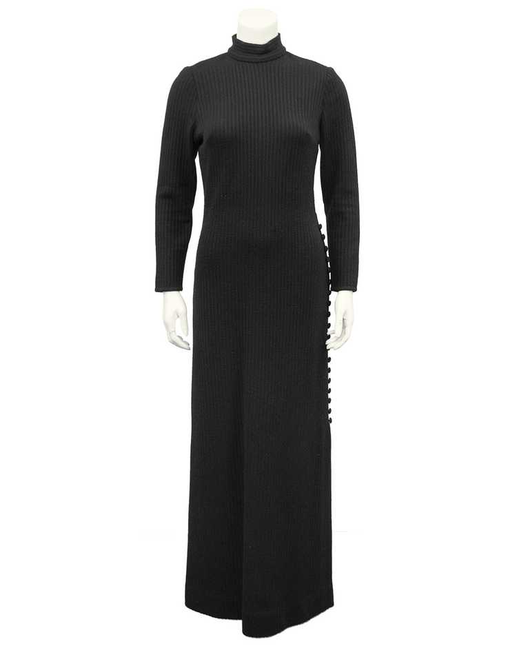 Black Knit Gown - image 2