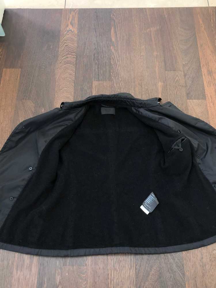 Prada double-breasted wool blazer - Black