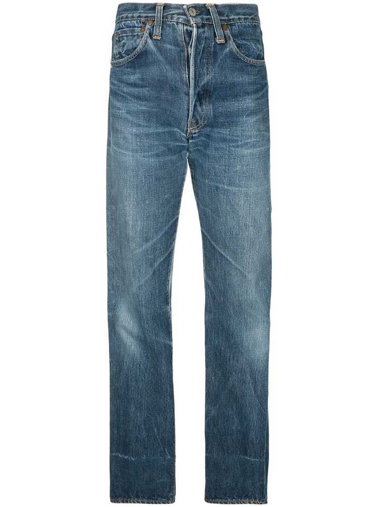 Fake Alpha Vintage 1940s straight-leg jeans - Blue - image 1