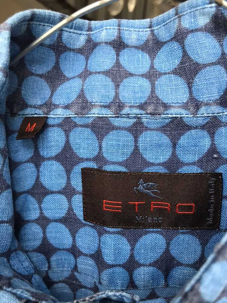 Etro × Italian Designers × Vintage Etro Linen Sho… - image 2