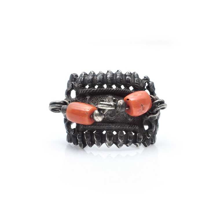 Chinese Coral Ring - image 1