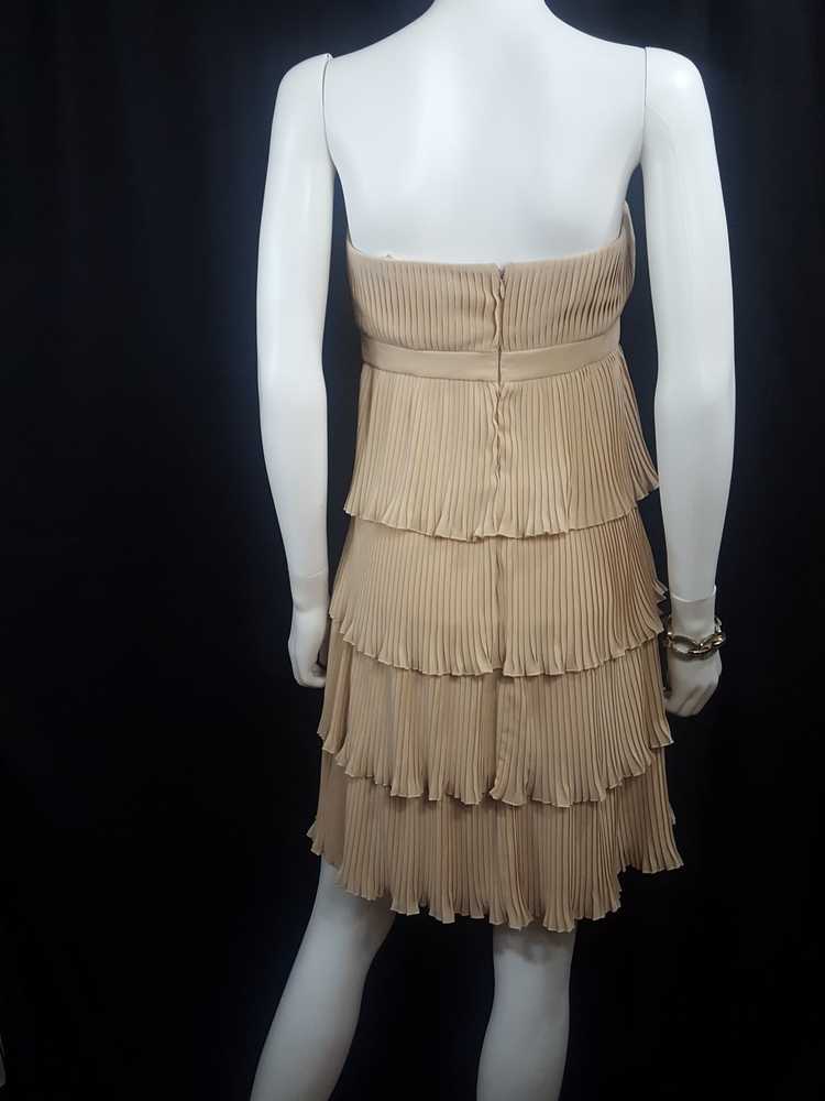 Anna Sui Strapless Layered Crinkle Pleats Cocktai… - image 5