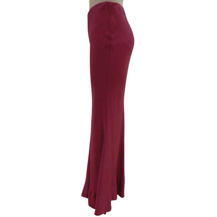 John Galliano John Galliano pink silk long skirt - image 2