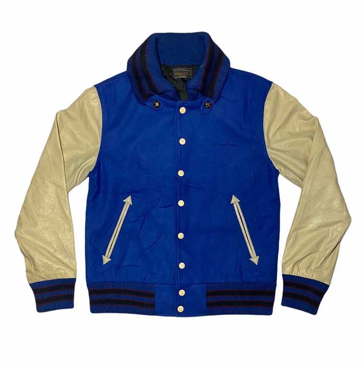 Japanese Brand × Varsity Jacket Japanese Brand Shaggy… - Gem