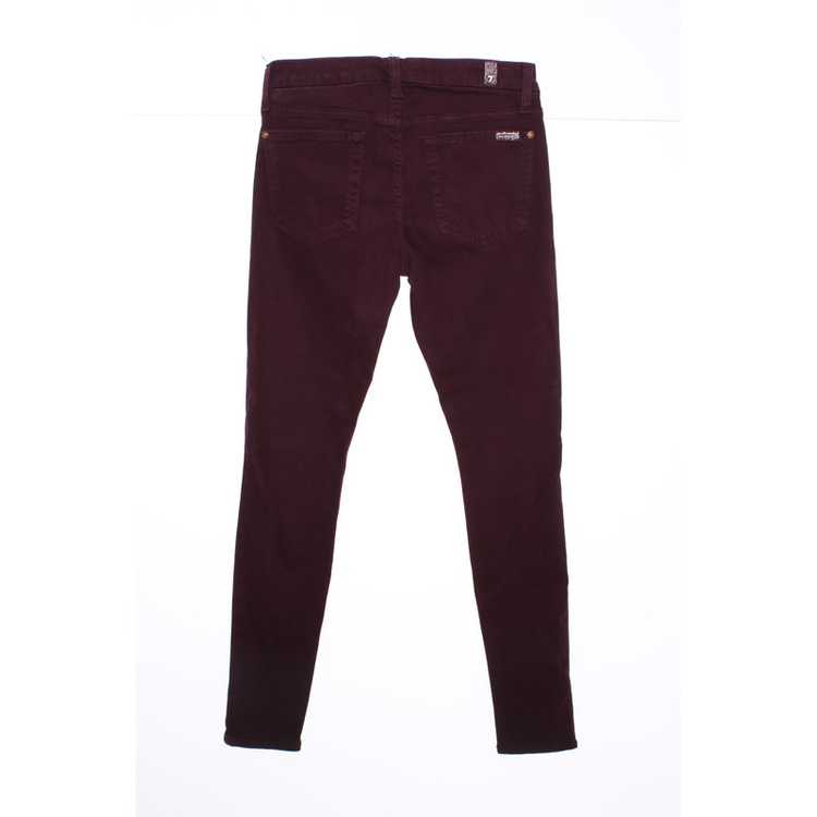 7 For All Mankind Trousers in Bordeaux - image 2