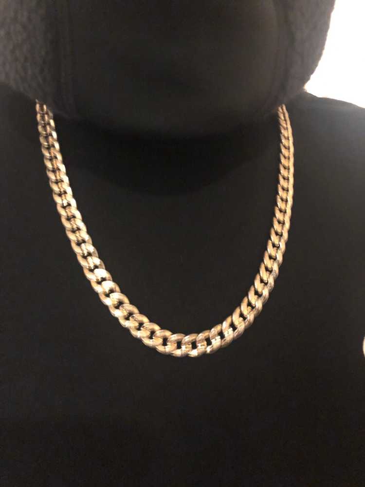 Gold × Gold Chain 10mm Cuban Link Chain - image 2