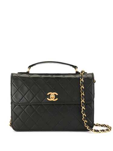 CHANEL Pre-Owned 1990s CC diamond-quilted 2way ba… - image 1