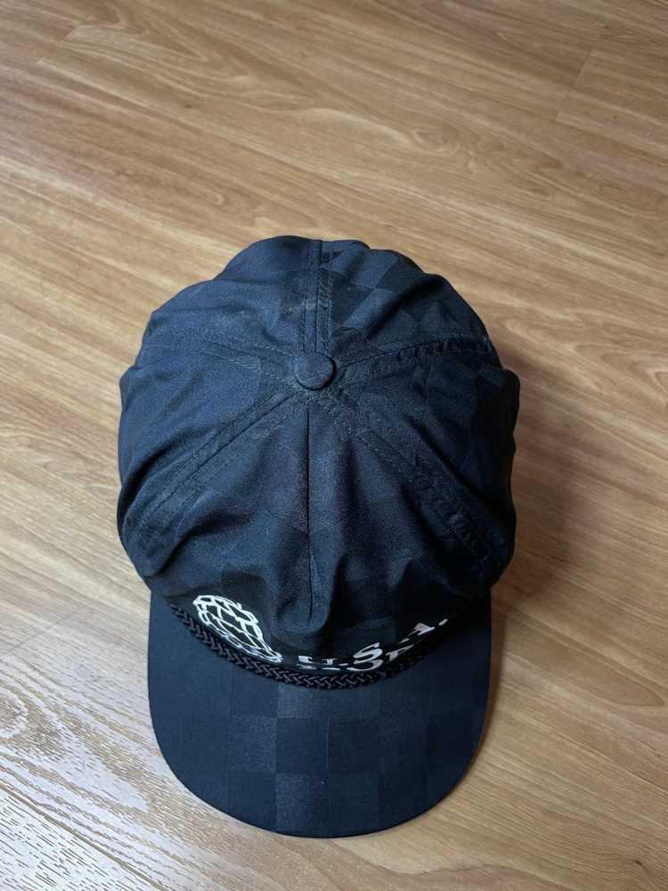 Made In Usa × Vintage Vtg USA Hops Hat Black Chec… - image 3