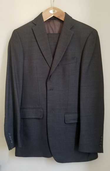 Tommy Hilfiger Brown Textured Slim Fit Suit
