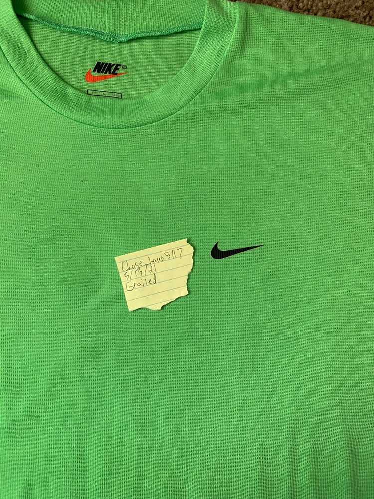 Nike × Vintage Nike Dry Fit Green shirt - image 5