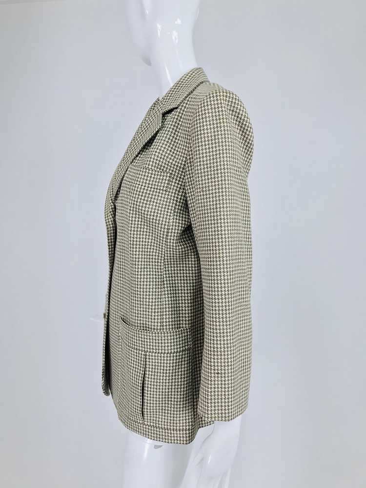 Yves Saint Laurent Hounds Tooth Norfolk Jacket 19… - image 3