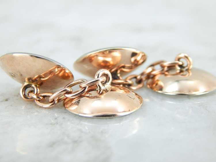 Rose Gold and Pearls, The Perfect Wedding Cufflin… - image 5