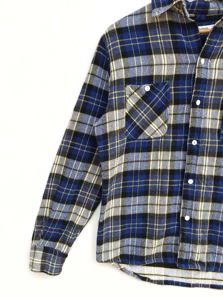 Flannel Vintage Barcedos Double Pocket Flannel Shirt Gem