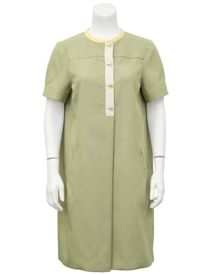 Geoffery Beene Green Day Dress - image 3