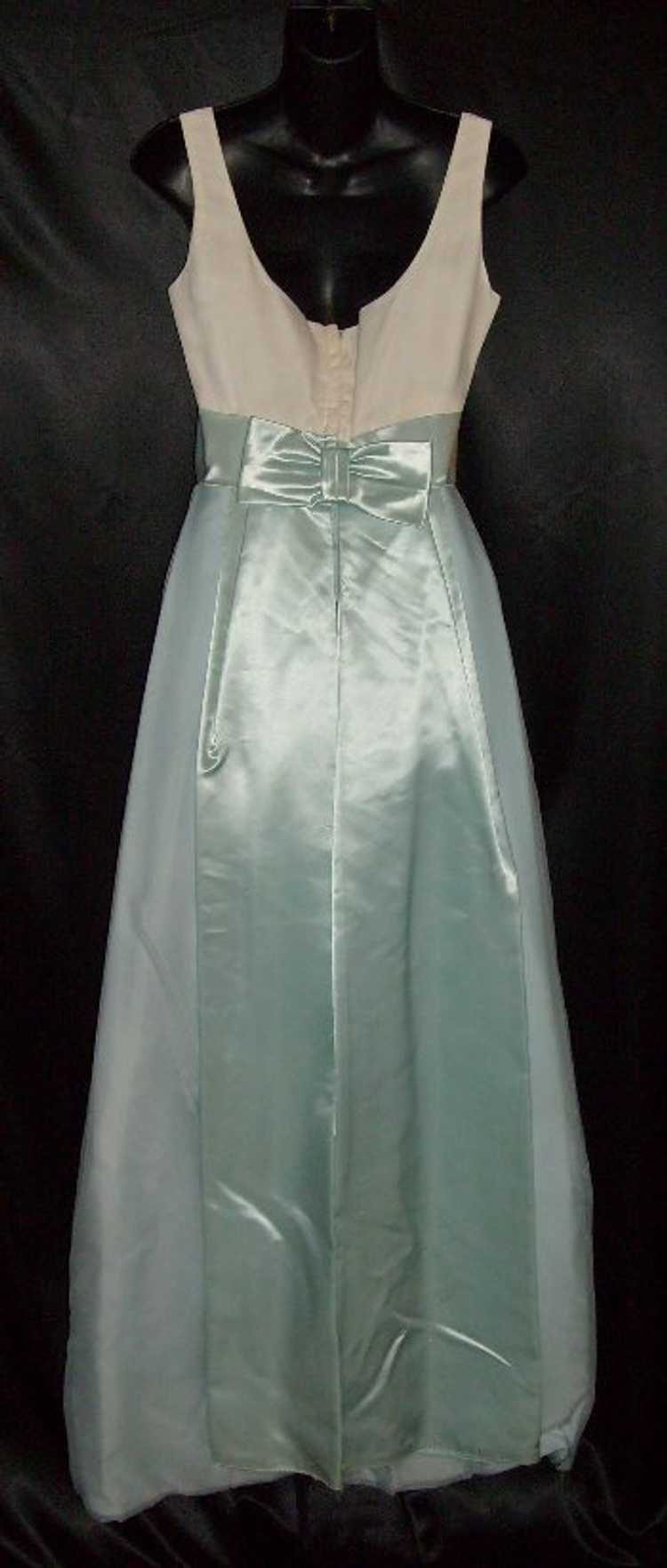 60s Fancy Blue Vtg Prom/Party Gown 34 - image 2