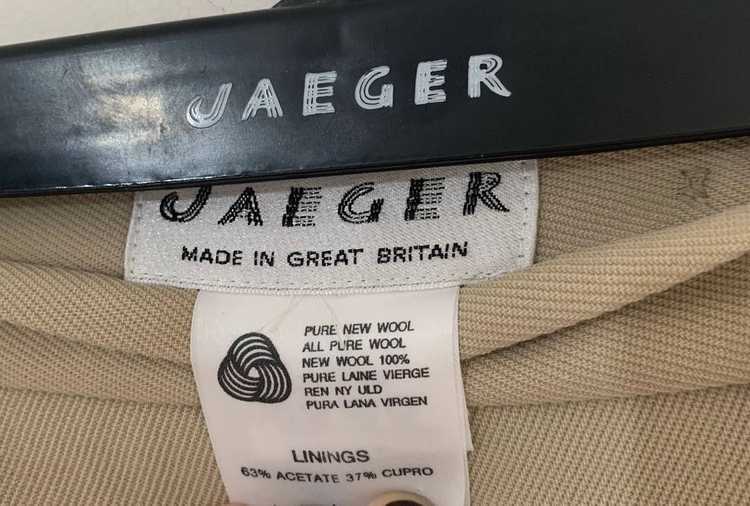 Vintage Jaeger Skirt Knee Length Beige UK Size 14 - image 3