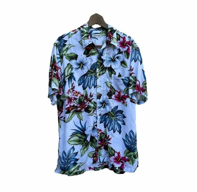 Hawaiian Shirt × Japanese Brand RESTORATION Hawai… - image 1