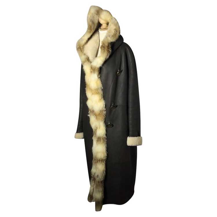 Sylvie Schimmel Coat with fur trim - image 2
