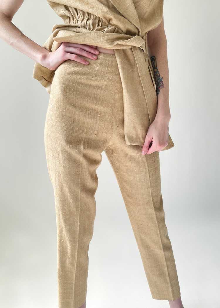 Vintage 1960s Pucci Raw Silk Pant Suit - image 6