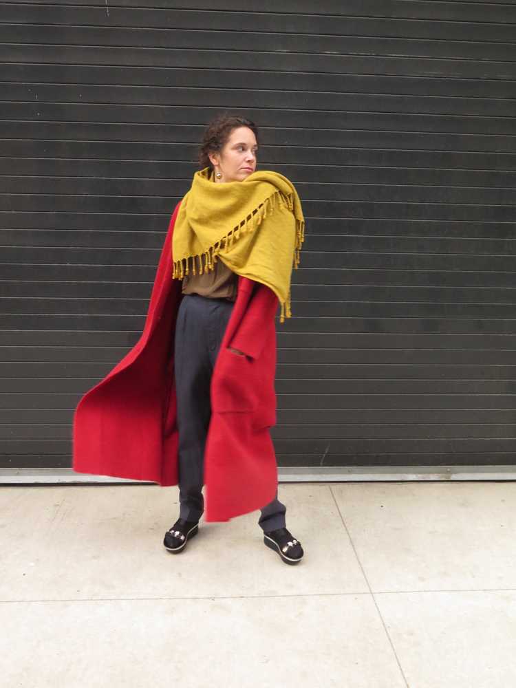 1980’s Issey Miyake Rouge Mohair Knit Duster - image 4