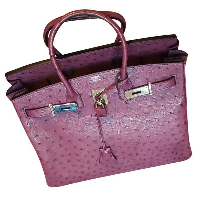 Hermès Birkin Bag 35 Leather in Violet - image 2