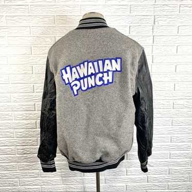Vintage Vtg 90s Hawaiian Punch Lettermans Bomber … - image 1