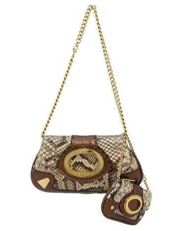 Dolce & Gabbana Bronze Bag and Matching Wristlet
