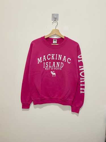 Gildan × Streetwear × Vintage Mackinac Island Way 