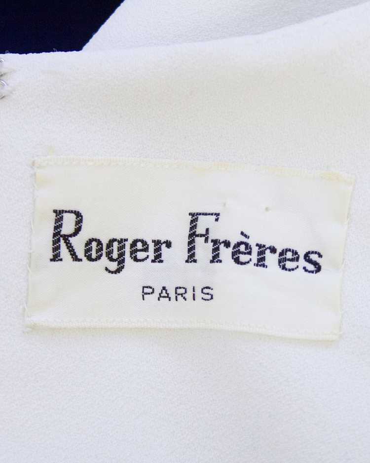 Roger Frères Blue and White Culotte Ensemble - image 7