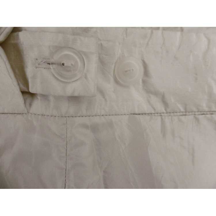 Donna Karan Trousers Silk in Cream - image 3