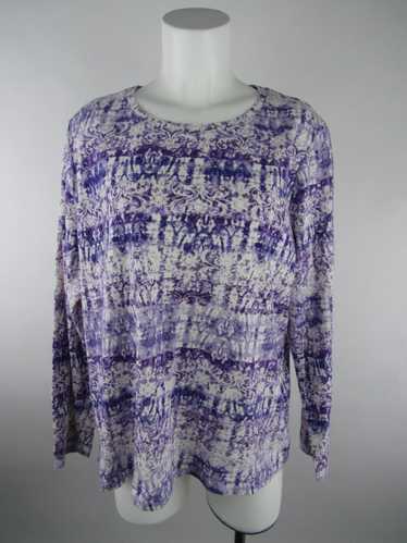 Studio Works Women sz XL Purple Cotton Long Sleeve