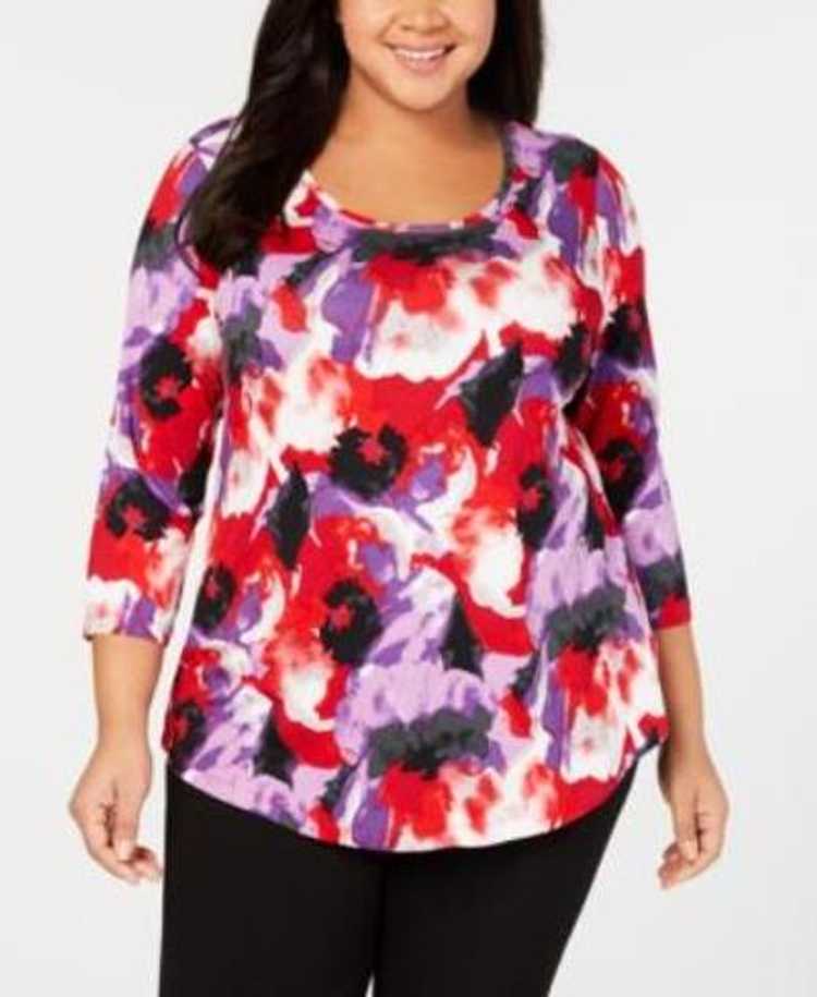 JM Collection Blouse Top - image 1