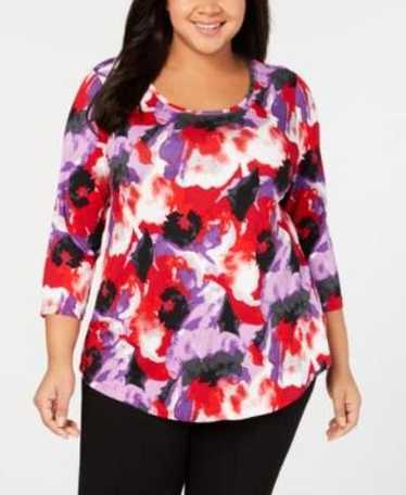 JM Collection Blouse Top - image 1