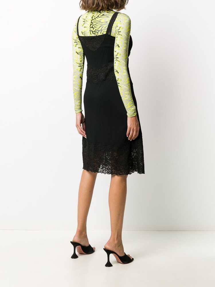 Christian Dior Pre-Owned 2000s lace dress - Black - image 4
