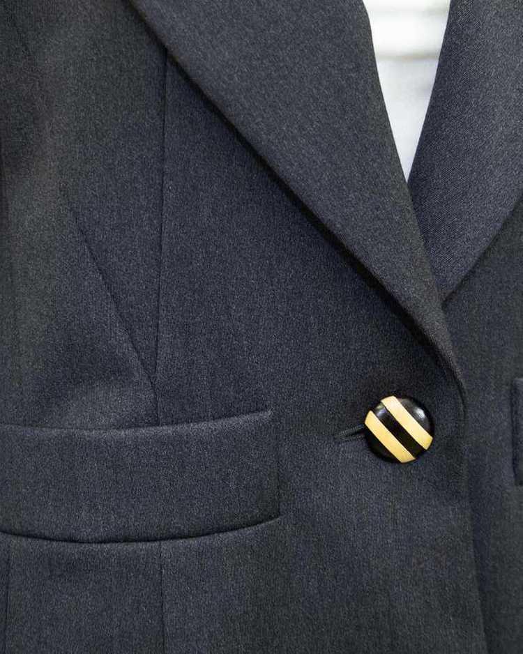 Yves Saint Laurent Grey Blazer - image 3