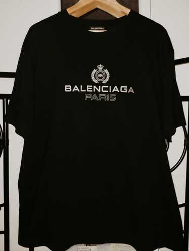 balenciaga plain t shirt