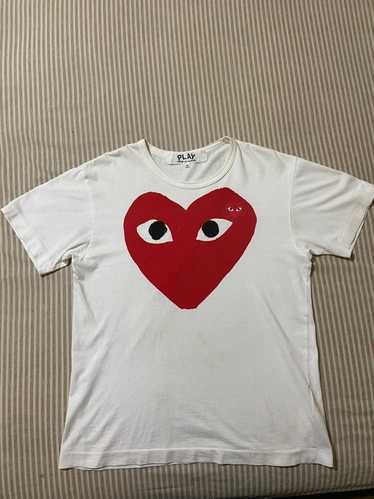 Comme Des Garcons Play Red Heart Iconic Logo tee